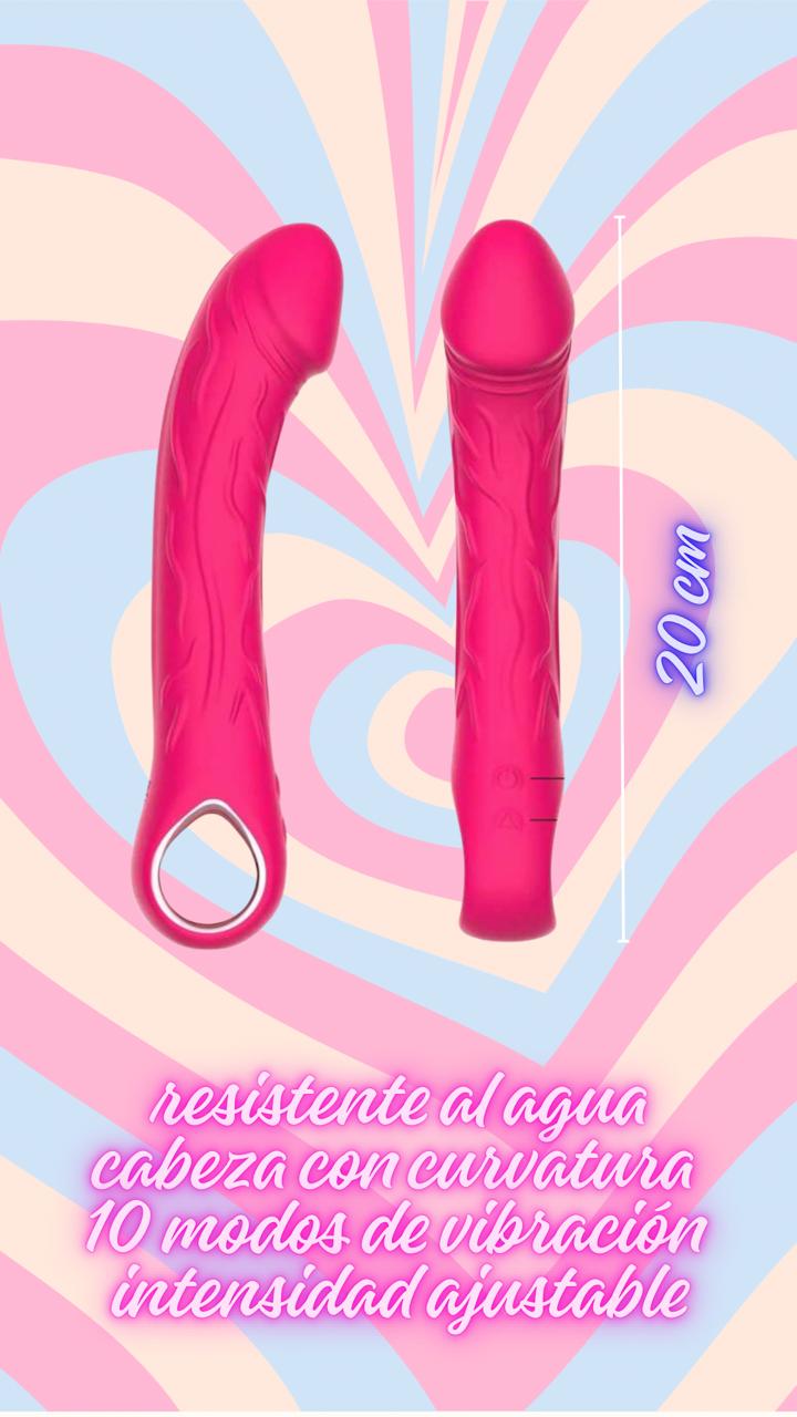 Vibrador Realista con 10 Frecuencias — Estimulación Personalizada